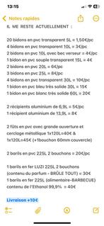 225L vat=€30 - 60L container=€30 - 13,8L aluminium container, Ophalen of Verzenden, Aluminium