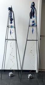 Metalen staander - siersmeedwerk, Huis en Inrichting, Ophalen, Gebruikt