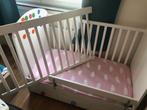 Lit blanc Bebe Ikea Gonatt, Ophalen, Zo goed als nieuw, Minder dan 140 cm, Matras