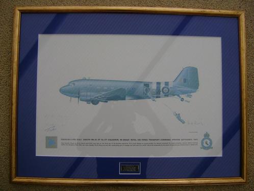 Landing op Arnhem, C-47, David LORD, VC., Verzamelen, Militaria | Tweede Wereldoorlog, Luchtmacht, Foto of Poster, Ophalen of Verzenden