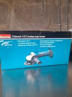 Meuleuse d'angle Makita  18v 115mm, Doe-het-zelf en Bouw, Gereedschap | Slijpmachines, Ophalen, Nieuw, Haakse handslijpmachine