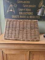 Extra grote lampenkap van rotan, Ophalen of Verzenden