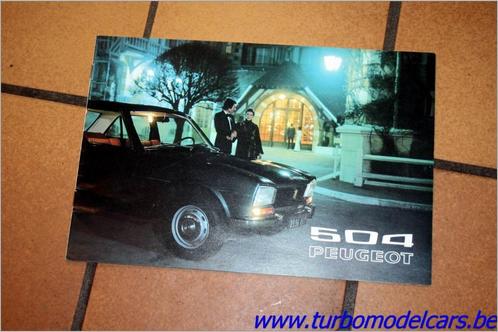 Folder Peugeot 504 1972, Boeken, Auto's | Folders en Tijdschriften, Zo goed als nieuw, Peugeot, Verzenden