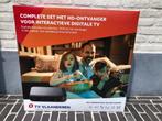 sateliet - tv Vlaanderen - compleet set, Audio, Tv en Foto, Schotelantennes, Ophalen, Zo goed als nieuw, (Schotel)antenne-accessoires