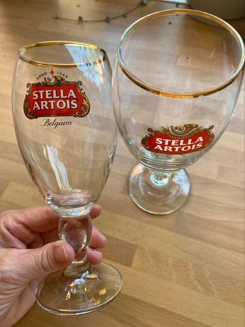 Vintage Stella Artois glas beschikbaar voor biedingen