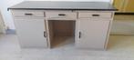 Gratis : houten bureau, Huis en Inrichting, Ophalen, Gebruikt, Bureau