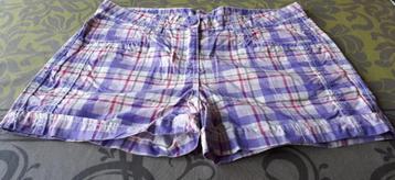 Short - meisjes - ruit paars/roze - 158 - C&A beschikbaar voor biedingen