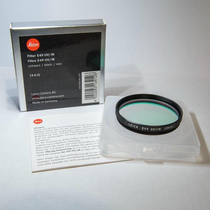 leica M8 UV/IR filter, Audio, Tv en Foto, Foto | Filters, Nieuw, Overige typen, Minder dan 50 mm, Overige merken, Ophalen