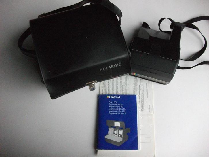 Appareil photo Polaroid Supercolor 635 avec étui et manuel, TV, Hi-fi & Vidéo, Appareils photo analogiques, Utilisé, Polaroid