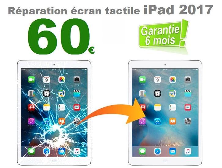 Réparation écran tactile iPad 5 2017 à 60€ Garantie 6 mois, Télécoms, Téléphonie mobile | Accessoires & Pièces, Autres marques