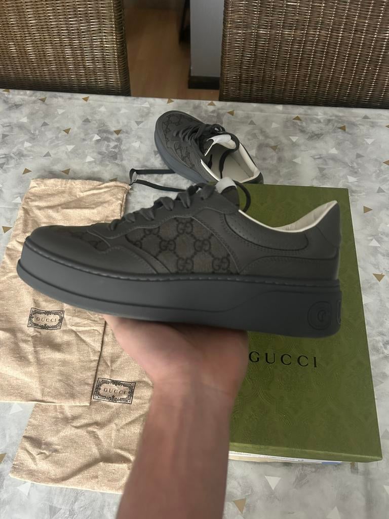 Authentique Gucci SNEAKER LEATHER, R.S DOLLAR PIGPRINT MF/T., Enlèvement ou Envoi, Comme neuf
