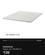 Surmatelas IKEA NISSEHOLM - blanc - 160x200 cm, Enlèvement, Comme neuf, Matelas