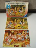 Puzzel Sneeuwwitje en de zeven dwergen 2 x 20 stuks, Kinderen en Baby's, Ophalen of Verzenden, 10 tot 50 stukjes, Gebruikt, 4 tot 6 jaar