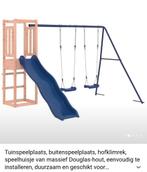 Nieuwe duoschommel met glijbaan, Kinderen en Baby's, Speelgoed | Buiten | Speeltoestellen, Ophalen, Nieuw, Glijbaan