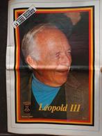 speciale editie krant Léopold 3 Compleet!!, Verzamelen, Koningshuis en Royalty, Ophalen of Verzenden, Zo goed als nieuw, Tijdschrift of Boek