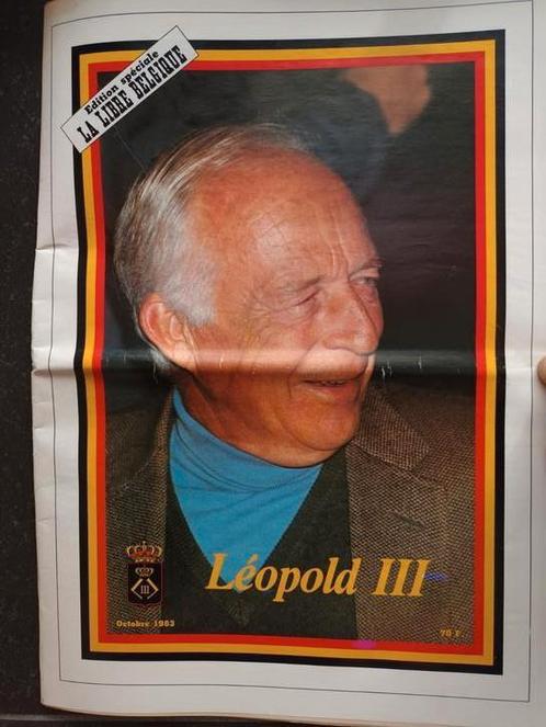 speciale editie krant Léopold 3 Compleet!!, Verzamelen, Koningshuis en Royalty, Zo goed als nieuw, Tijdschrift of Boek, Ophalen of Verzenden