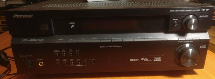 Pioneer VSX-417-K surround/stereo versterker, Audio, Tv en Foto, Versterkers en Ontvangers, Gebruikt, 5.1, 60 tot 120 watt, Pioneer