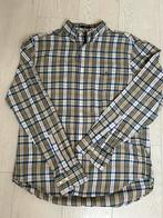 Hemd Gant streep/ruit M, Beige, Zo goed als nieuw, Gant, Halswijdte 39/40 (M)