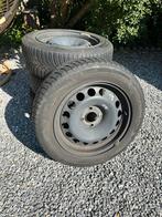 4 pneus hiver Peugeot 2008 Hankook 195/65 R16 jantes tôle, Auto-onderdelen, Banden en Velgen, Ophalen, Gebruikt, 16 inch, Banden en Velgen