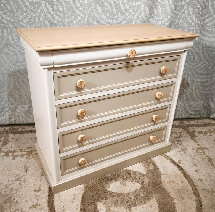 Commode 5 tiroirs relookée, Huis en Inrichting, Kasten | Ladekasten