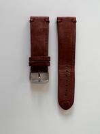 Daim horlogeband 24mm, Bijoux, Sacs & Beauté, Montres | Hommes, Autres matériaux, Comme neuf, Montre-bracelet, Envoi