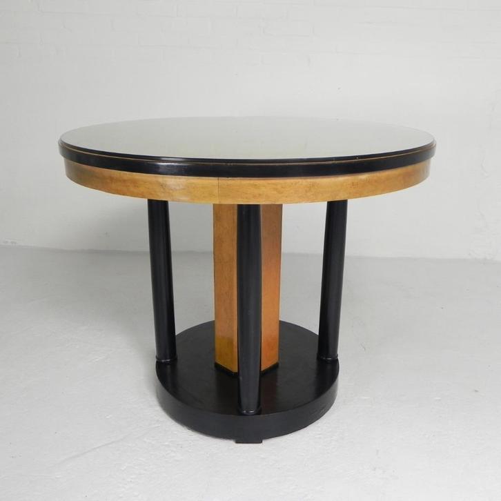 Art Deco eettafel, jaren '30, Antiek en Kunst, Antiek | Meubels | Tafels, Ophalen of Verzenden