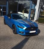 Gewrapte Ford Mustang 2.3 Ecoboost cabrio 317 pk full option, Autos, Ford, Cuir, Bleu, Achat, 3 places