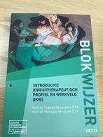 Leerboek ‘introductie kinesitherapeutisch profiel’ U Hasselt, Ophalen of Verzenden, Zo goed als nieuw, Hogeschool, Acco