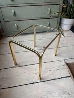 Gouden bijzettafel, Huis en Inrichting, Ophalen, Gebruikt