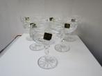 Vintage set 6 champagnecoupes loodkristal handcut, Ophalen of Verzenden