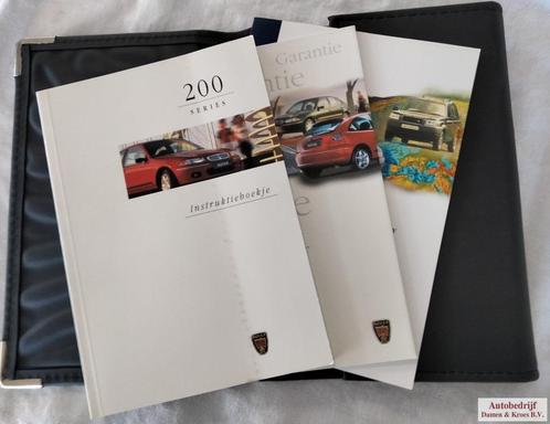 Instructieboekje Rover 200 in leren etui, Autos : Divers, Modes d'emploi & Notices d'utilisation, Enlèvement ou Envoi