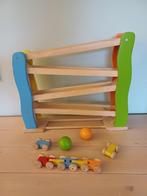 Pintoy houten rollerbaan met doos, Enfants & Bébés, Jouets | Jouets en bois, Autres types, Enlèvement, Utilisé