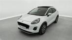 Ford Puma 1.0 EcoBoost mHEV Titanium X CAM/CARPLAY/PANO, Auto's, Ford, Automaat, Alcantara, Wit, 5 zetels