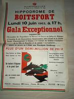 Affiche Hippodrome Boitsfort lot 139, Enlèvement ou Envoi
