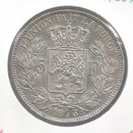 12694 * LEOPOLD II * 5 francs 1873 "PROTEGE" long * Pr, Timbres & Monnaies, Monnaies | Belgique, Envoi, Argent