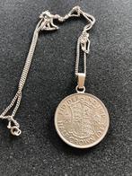 Hanger met een Britse halve kroonmunt uit 1942, Enlèvement, Autres pays, Argent