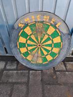 Oud dartsbord St MICHEL. Tweezijdig., Ophalen