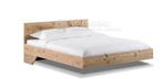Tweepersoons bed 200X200 met vaste lattenbodem zonder matras, Ophalen, Gebruikt, Overige kleuren, Steigerhout