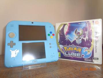 Console nintendo 2ds édition limitée pokemon lune  beschikbaar voor biedingen