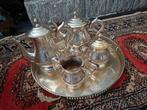 Verzilverd koffiestel, Antiek en Kunst, Antiek | Zilver en Goud, Ophalen