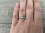 Witgouden ring 18k met briljanten, Handtassen en Accessoires, Ringen, Ophalen, Zo goed als nieuw