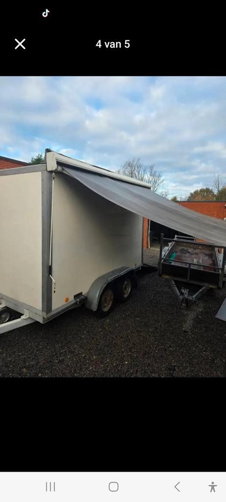 Remorque freinée à double essieu., Autos : Divers, Remorques, Enlèvement