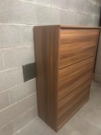 Commode en bois 4 tiroirs (pour chaussures) – Très bon état, Enlèvement, Comme neuf, Contemporain - scandinave