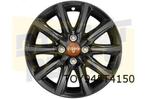 Toyota Aygo velg Aluminium 15'' 10-spaaks hoogglans zwart Or, Auto-onderdelen, 15 inch, Verzenden, Nieuw, Band(en)