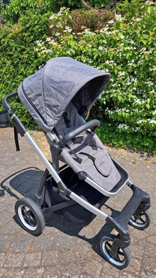Thule Sleek Grey kinderwagen , buggy, Kinderen en Baby's, Kinderwagens en Combinaties, Gebruikt, Kinderwagen, Overige merken, Met reiswieg