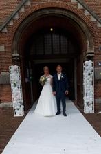 Witte loper voor huwelijks ceremonie, Ophalen of Verzenden, Nieuw, Wit, Accessoires