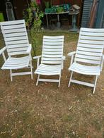 3 tuinstoelen, Ophalen, Zo goed als nieuw, Kunststof