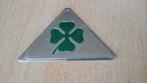 2 X ALFA ROMEO Quatrefoil Green Delta Aluminum Badge, Ophalen of Verzenden