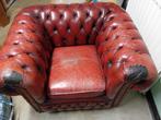 Chesterfield 1zit Gratis voor clubhuis sport of jeugd, Huis en Inrichting, Fauteuils, Ophalen, Gebruikt, Chesterfield, 75 tot 100 cm