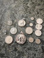 antieke zilveren medailles en munten, Postzegels en Munten, Penningen en Medailles, Ophalen of Verzenden, Zilver